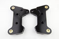 Wilwood Brake Caliper Bracket for 1974-1978 Mustang II and Pinto, Front, Aluminum, Black Anodized, 12.19 Inch Rotor