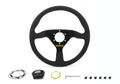 MOMO Automotive Accessories R1909/33L MOD 78 Steering Wheel with Black Leather Grip and Aluminum Finish