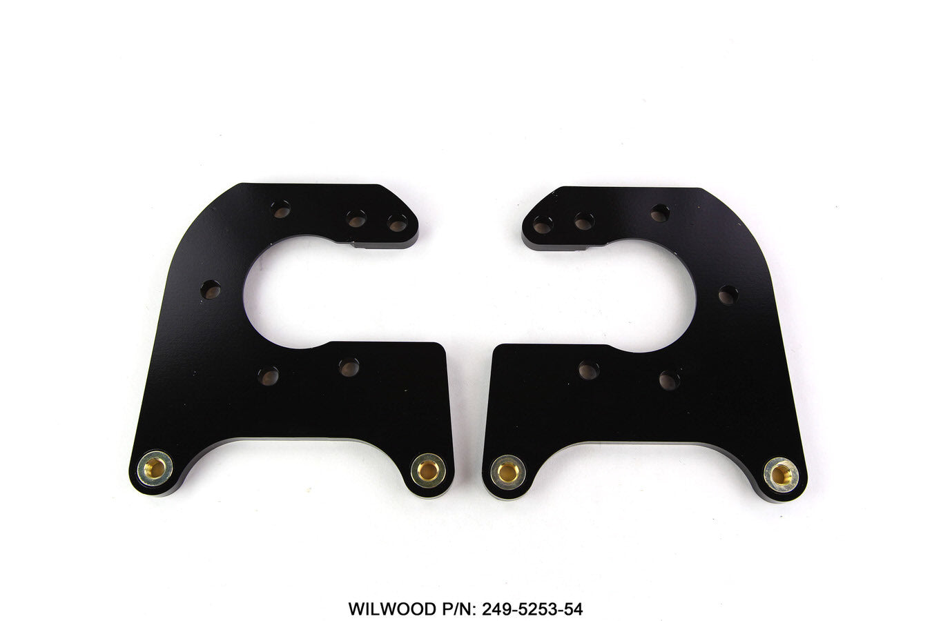 Wilwood 249-5253/54 Rear Aluminum Brake Caliper Bracket Kit for Dana Axles, Black Anodized Finish