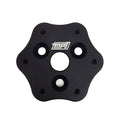 MPI USA MPI-A-3/6BLT 3-Bolt to 6-Bolt Steering Wheel Adapter in Black Anodized Aluminum