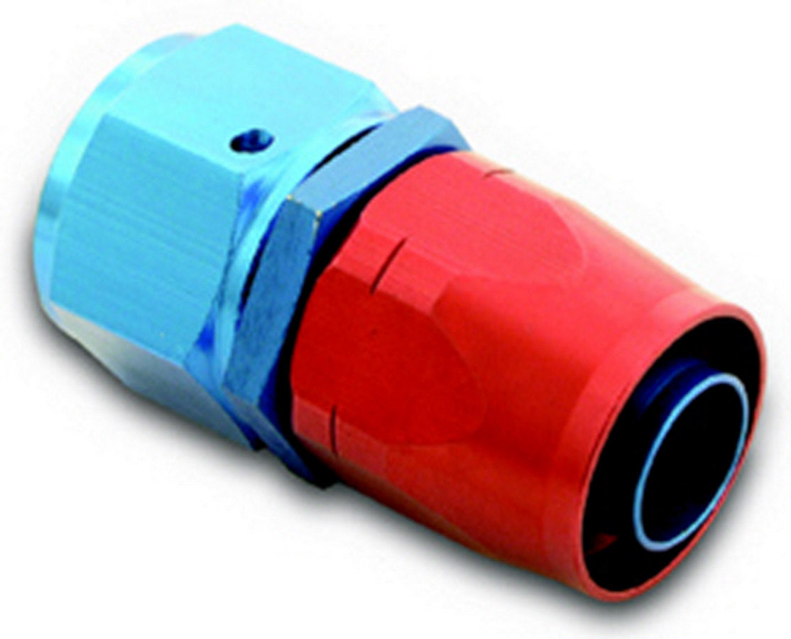 A-1 Products A1P00012 12 AN Hose End Fitting, Straight, Aluminum, Blue and Red Anodized Finish