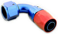 A-1 Products A1P09016 16 AN 90 Degree Swivel Hose End Aluminum Blue and Red Anodized