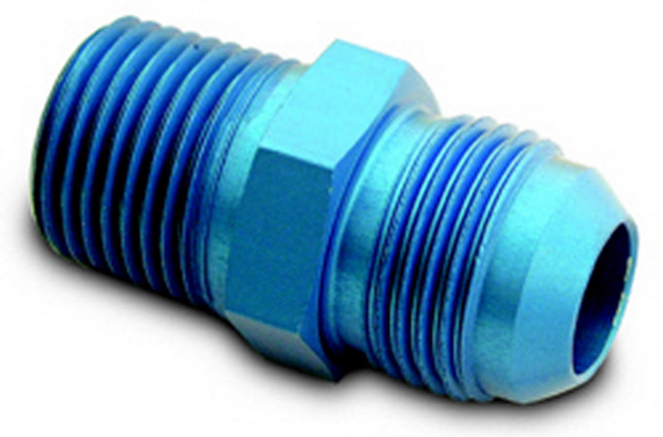 A-1 Products A1P81604 Adapter Straight 4 AN Male to 1/8 Inch NPT Male Aluminum Blue Anodized