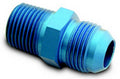 A-1 Products A1P81610 Straight Adapter with 10 AN Male to 1/2 Inch NPT Male Aluminum Blue Anodized