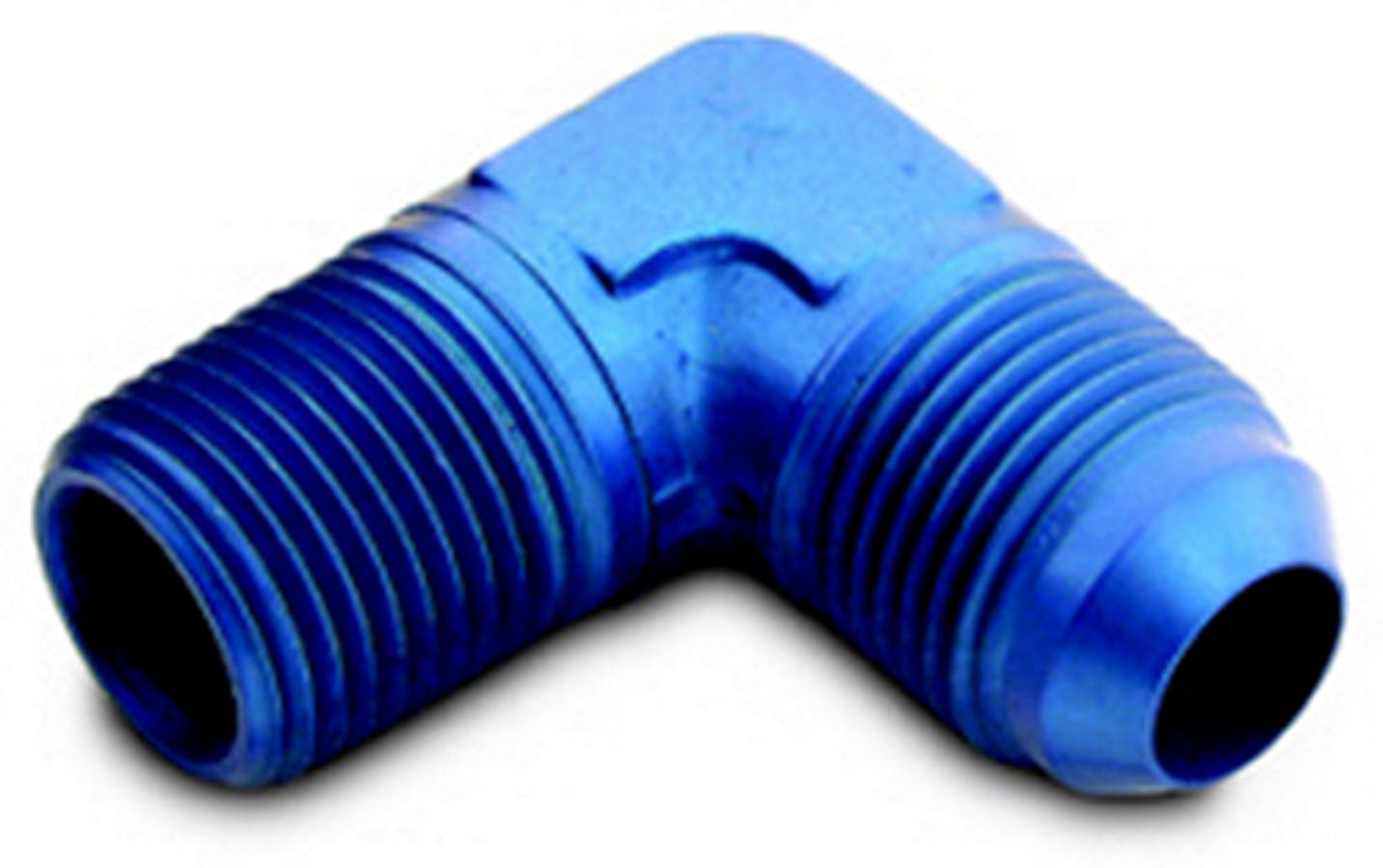 A-1 Products A1P82203 Adapter 90 Degree 3AN Male to 1/8 Inch NPT Male Aluminum Blue Anodized