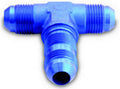 A-1 Products A1P83403 Bulkhead Tee 3AN Male to 3AN Male Aluminum Blue Anodized