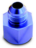 A-1 Products A1P9500806 #8 to #6 AN Fitting, Straight Adapter, Aluminum, Blue Anodized