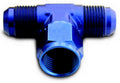 A-1 Products A1PCPL82403 #3 AN Fitting Tee with Female and Male Adapters in Blue Aluminum