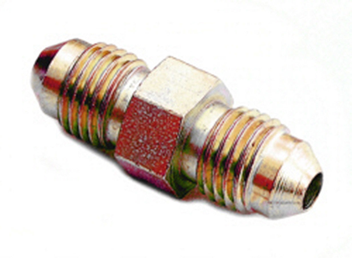 A-1 Products A1PST81503 #3 Flare to #3 Flare Steel Adapter, Straight, 3 AN Male to 3 AN Male