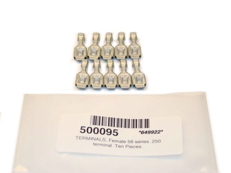 American Autowire 500095 Female 56 Series .250 Terminal Set of 10