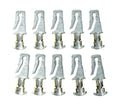 American Autowire AAW500096 Non-Insulated Male Spade Terminals, 18-14 Gauge, Tin Plated Copper, Pack of 10