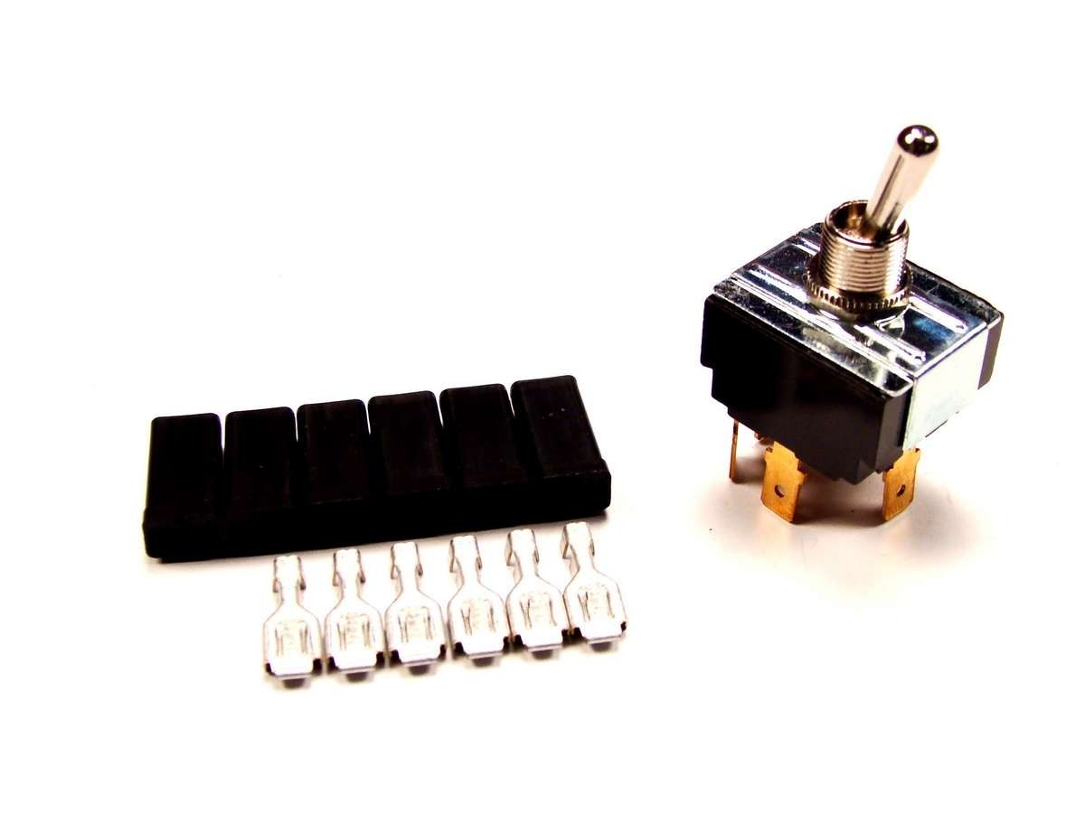 American Autowire 500148 Toggle Turn Signal Switch with 1/4 Inch Female Connectors