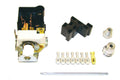 American Autowire Headlight Switch with Aluminum Knob Part 500341, Pull Switch for Off, Park, and Headlight Modes, 7/16-28 Thread, Requires 5/8 Inch Hole, Polished Finish Kit