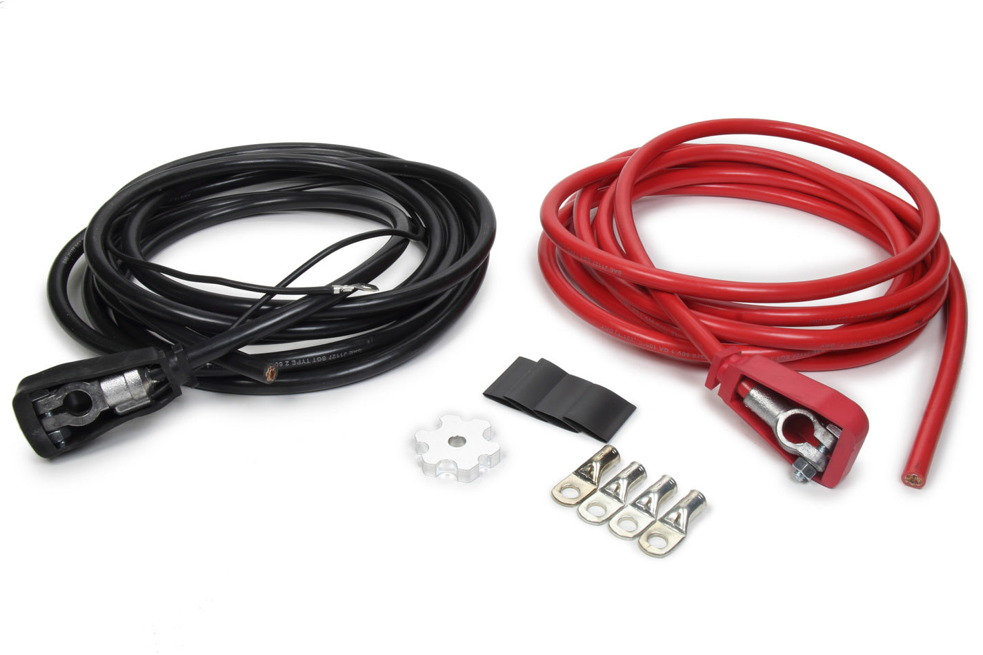 American Autowire AAW500723 Battery Cable Kit 1 Gauge with Top Mount Terminals and Copper Wires