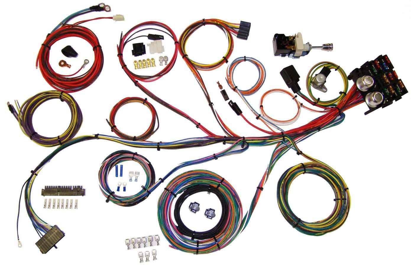 American Autowire Power Plus 13 Complete Wiring Harness with 13 Power Outlets and GM Column Connector