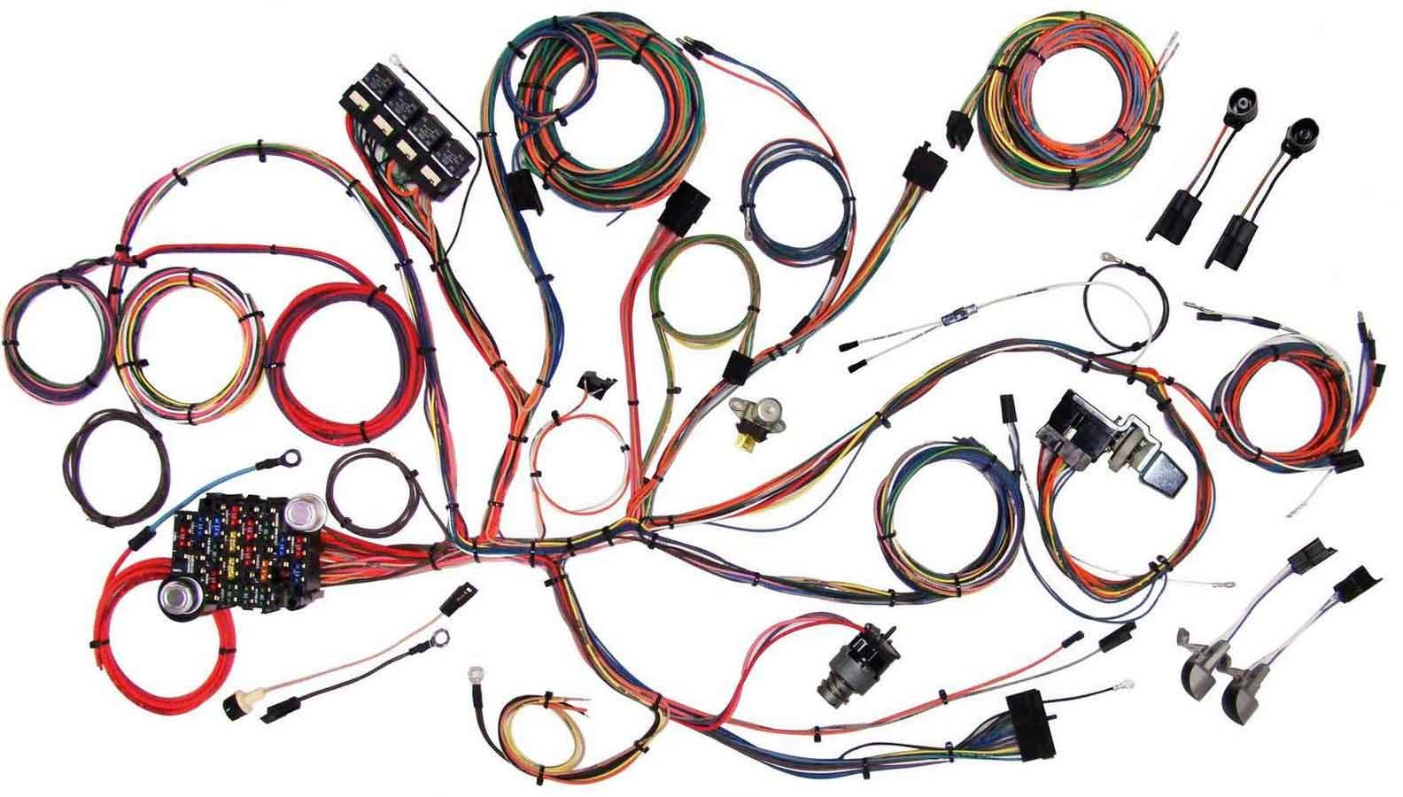 American Autowire 510125 Classic Update Wiring Harness Kit for Ford Mustang 1964-1966