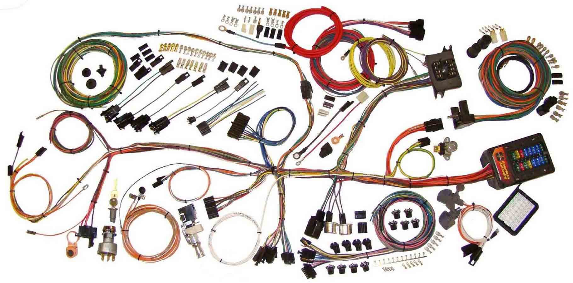 American Autowire 510140 1962-1967 Chevrolet Nova Wiring Harness System, Complete Car Wiring Kit