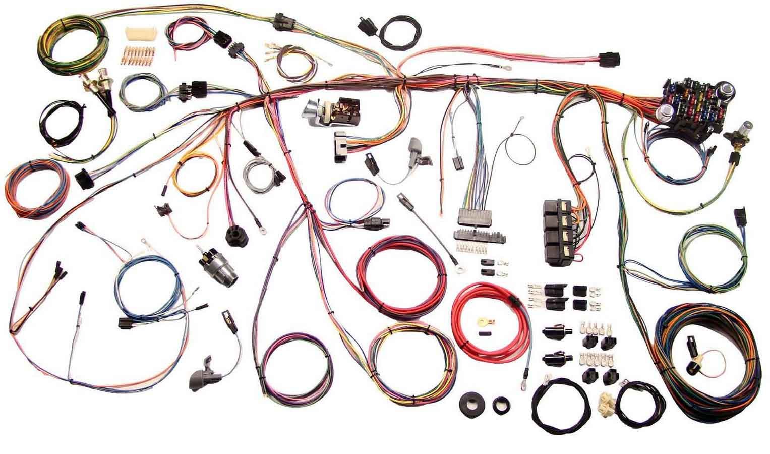 American Autowire Wiring Harness 69 Mustang Complete Kit with Classic Update