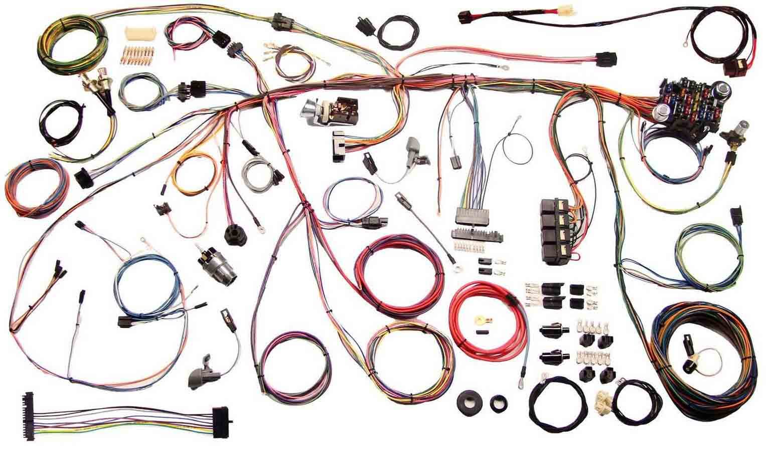 American Autowire 510243 Classic Update Wiring Harness for 1970 Ford Mustang