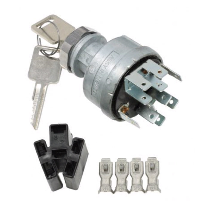 American Autowire HD Blade Type Ignition Switch with Terminals and Square Keys