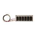 American Autowire AAW510921 Rocker Switch Panel with Six Rockers and Red Indicator Lights, Dash Mount, 8.25 x 3 Inches