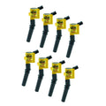 Accel Super Coil 140032-8 for Ford Modular 2-Valve Engines, Set of 8, Yellow