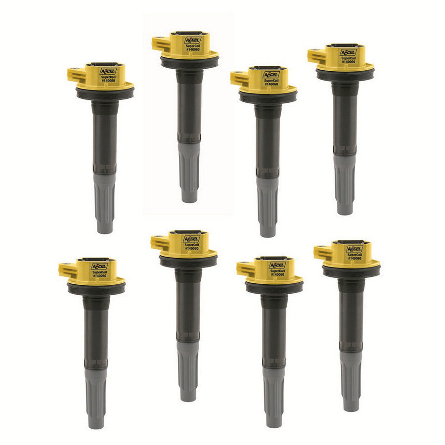 Accel Super Coil Ignition Coil Pack for Ford 5.0L Coyote Engine Set of 8