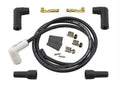 Accel Repl Plug Wire Extreme 9000 Ceramic 8mm Spiral Core Black 60 Inch, 90 Degree Ceramic Boot, HEI / Socket Style, Cut-To-Fit Kit