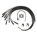 Accel 4040K Spark Plug Wire Set, 8mm Spiral Core, Black, Straight Plug Boots, HEI Style Terminals, Cut-To-Fit, V8 Engine