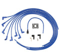 Accel 4041B Spark Plug Wire Set, 8mm Super Stock Spiral Core, Blue, 90 Degree Plug Boots, HEI Style Terminal, Cut-To-Fit, V8 Engine Compatibility