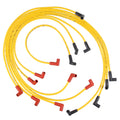ACCEL 4050 Spark Plug Wire Set for Small Block Chevy, 8 mm Spiral Core, Yellow with Factory Style Boots