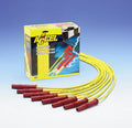 Accel 8033 Spark Plug Wire Set, 8.8mm Spiral Core, Yellow, Straight Plug Boots, HEI Style Terminals, Cut-To-Fit for V8 Engines