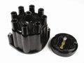 Accel Cap and Rotor Kit for V8 Engines, Brass Terminals, Twist Lock, Plastic, Black, Non-Vented, Part Number 8124ACC