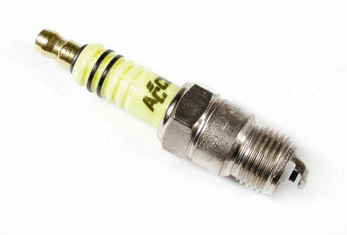 Accel 8198 Shorty Spark Plugs Set of 8 with 14mm Thread and Tapered Seat