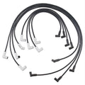 Accel 9018C Extreme 9000 Ceramic Spark Plug Wire Set for V8 Engines, 8mm, Black, 90 Degree Plug Boots, HEI Style Terminals