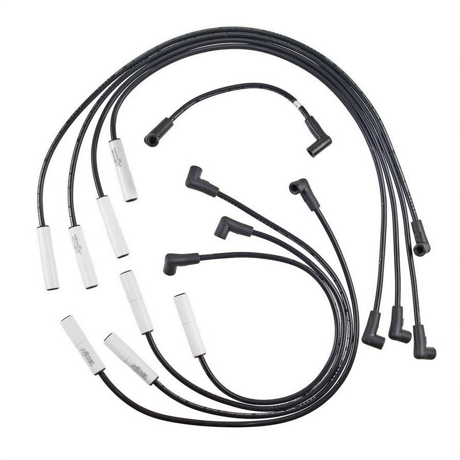 Accel 9024C Extreme 9000 Ceramic Spark Plug Wire Set for Big Block Chevy, 8 mm, Black Spiral Core