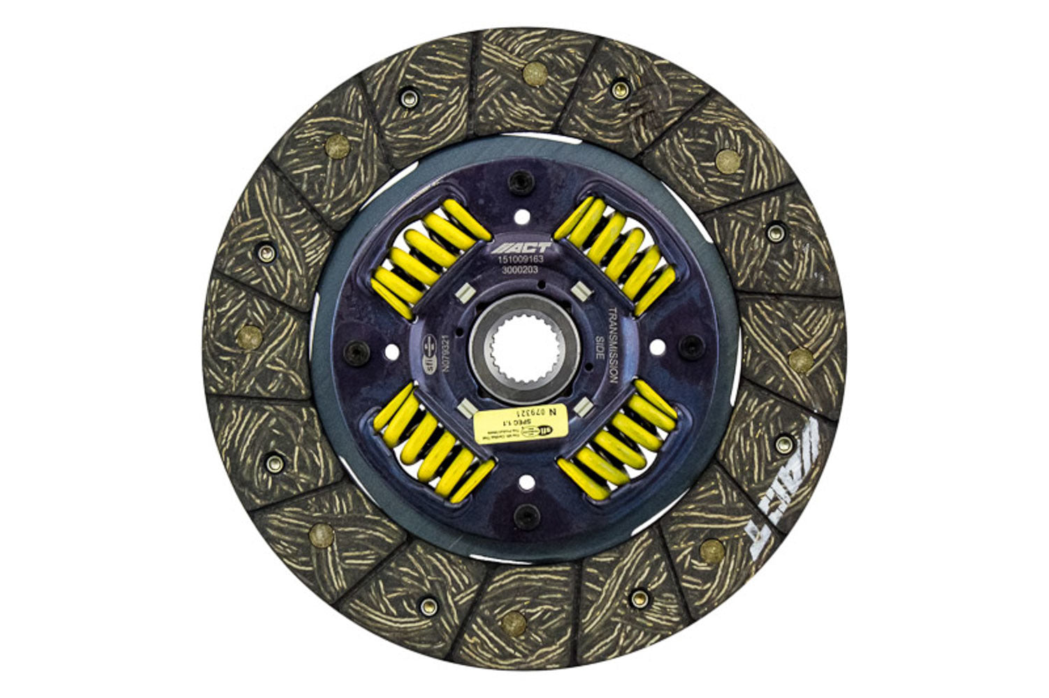 Advanced Clutch Technology ACT3000203 Performance Street Clutch Disc for Ford and Mazda, 8.8 Inch Diameter, 22 Spline, Organic Material