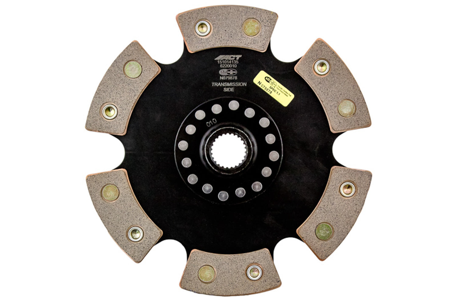 Advanced Clutch Technology 6220010 8.7 Inch Performance Street Clutch Disc with Ceramic Friction Material