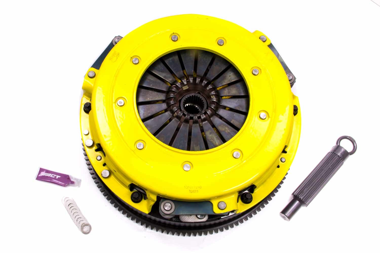Advanced Clutch Technology T1S-D03 Twin Disc HD Clutch Kit for Dodge Challenger 2008-2021 with 10.5-inch Diameter and Steel Dual Plate Design