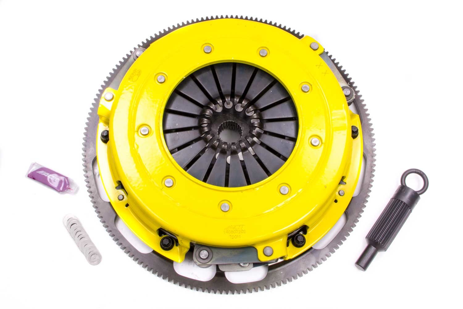 Advanced Clutch Technology T1S-G01 Twin Disc Clutch Kit for GM LS Engines with 10.5 Inch Diameter and Dual Disc Design