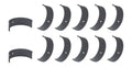 ACL Bearings Connecting Rod Bearing Set for Toyota 6-Cylinder 2JZGE with Standard Oil Clearance
