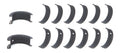 ACL Bearings 7M2394HC-.25 Main Bearing Set for Nissan 6-Cylinder RB25/RB30 Engines
