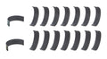 ACL Bearings 8B927HC-010 Connecting Rod Bearing Set for Ford 351C, 351M, 400M, 0.010 Inch Undersize, Coated