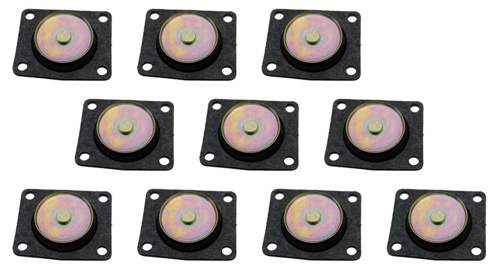 Advanced Engine Design 5335X 30cc Rubber Accelerator Pump Diaphragm Set of 10 for Holley Carburetors