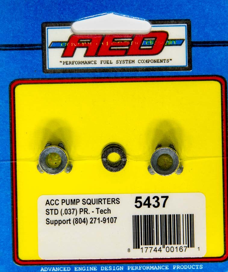 Advanced Engine Design AED5437 Accelerator Pump Discharge Nozzle 0.037 Inch ID for Holley Carburetors