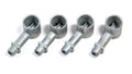 Advanced Engine Design Carburetor Venturi Booster Set of 4 for Holley 4150 Carburetors, 0.136 Inch Orifice, Aluminum, Natural Finish