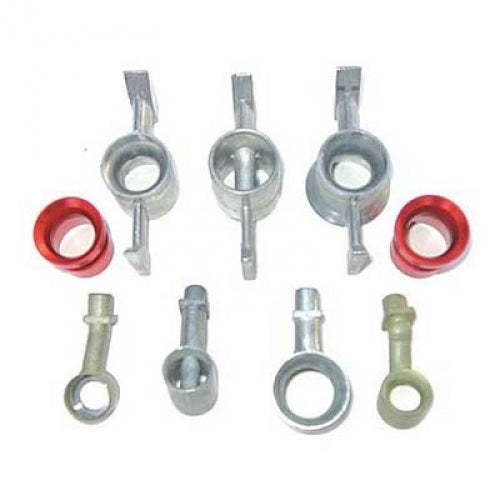Advanced Engine Design AED60723 Drop Leg Carburetor Venturi Booster Kit for Holley 4150 Series, 0.180 Inch Orifice, Aluminum, Set of 4