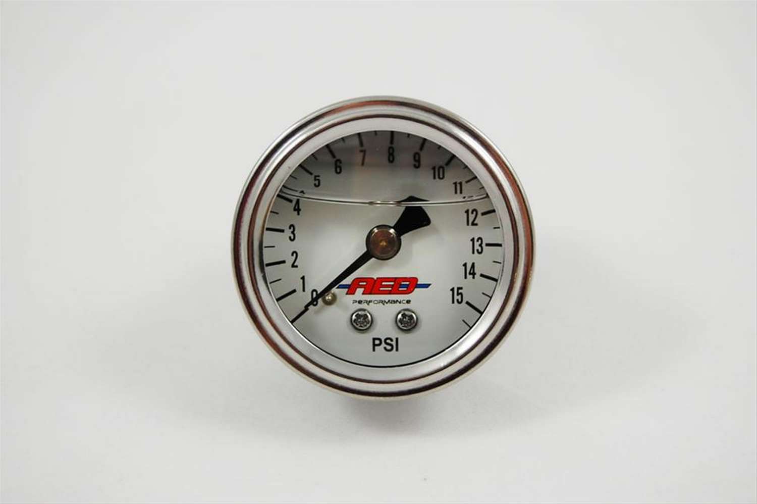 Advanced Engine Design 6101 1-1/2 Inch Mechanical Analog Pressure Gauge 0-15 psi Liquid Filled