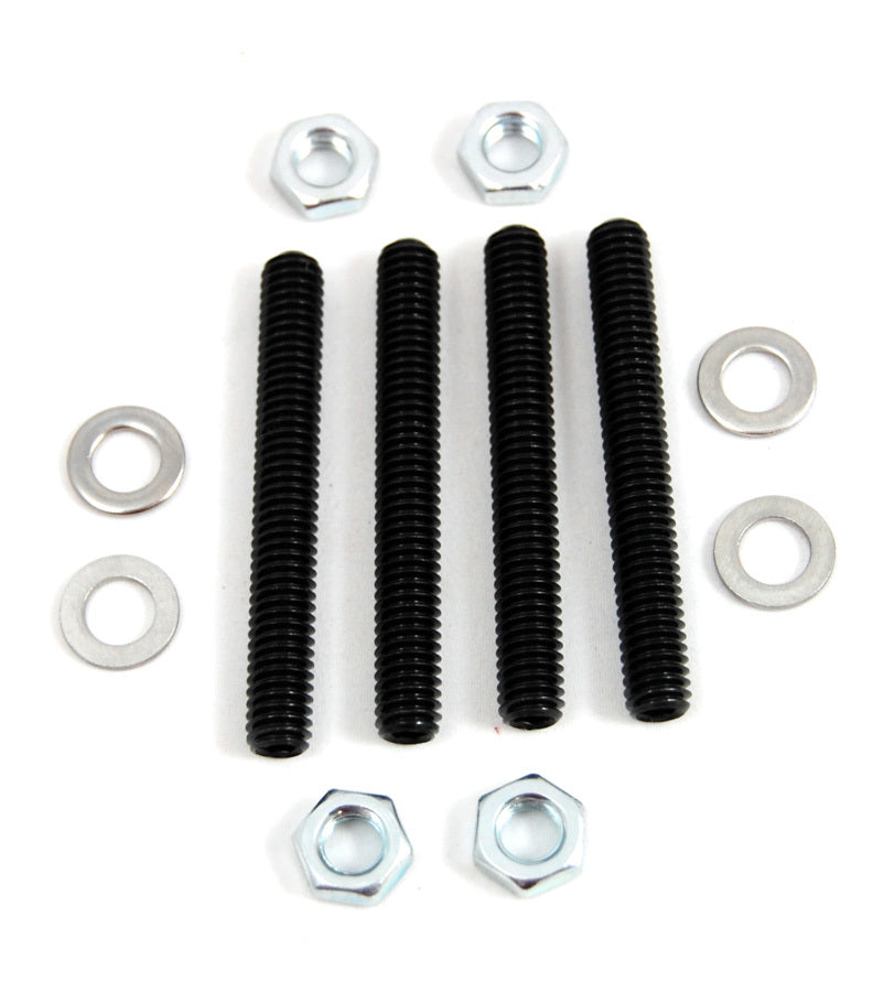 Advanced Engine Design Carburetor Stud Kit 6125, 2.5 Inch Length, Steel with Black Oxide Finish, Set of 4
