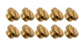 Advanced Engine Design 6332X Brass Sight Plug Set for Holley Carburetors